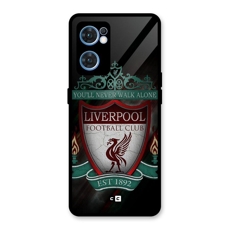 LiverPool FootBall Club Glass Back Case for Oppo Reno7 5G