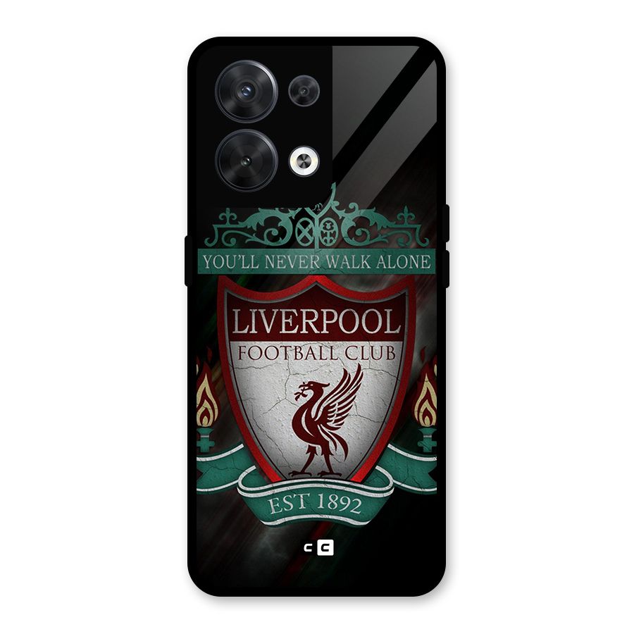 LiverPool FootBall Club Glass Back Case for Oppo Reno8 5G