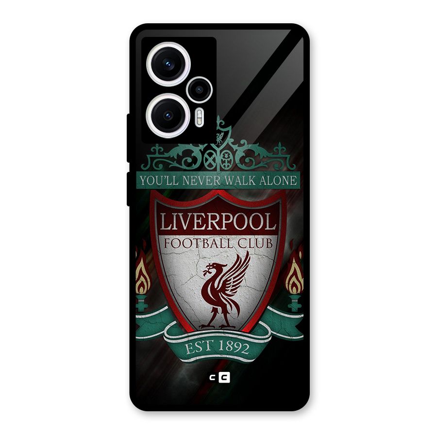LiverPool FootBall Club Glass Back Case for Poco F5