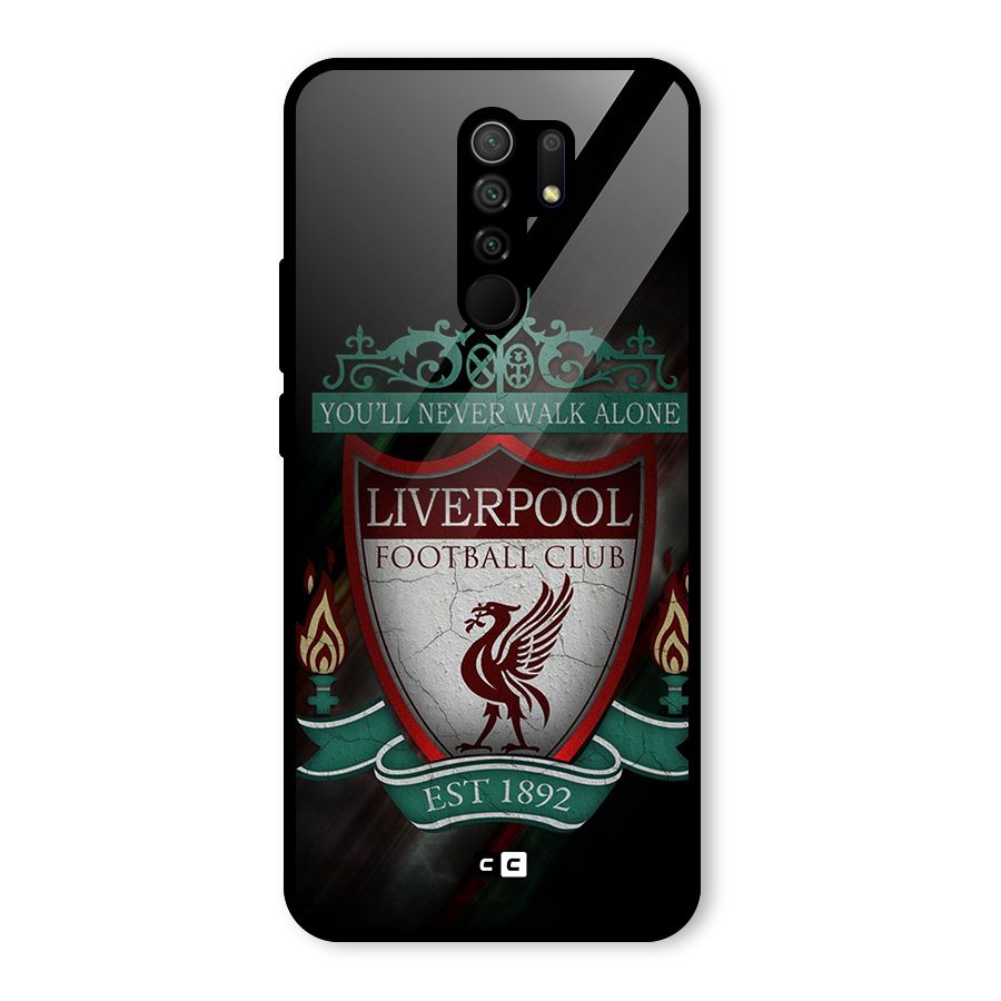 LiverPool FootBall Club Glass Back Case for Poco M2