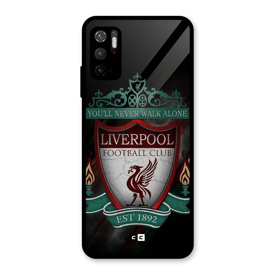 LiverPool FootBall Club Glass Back Case for Poco M3 Pro 5G
