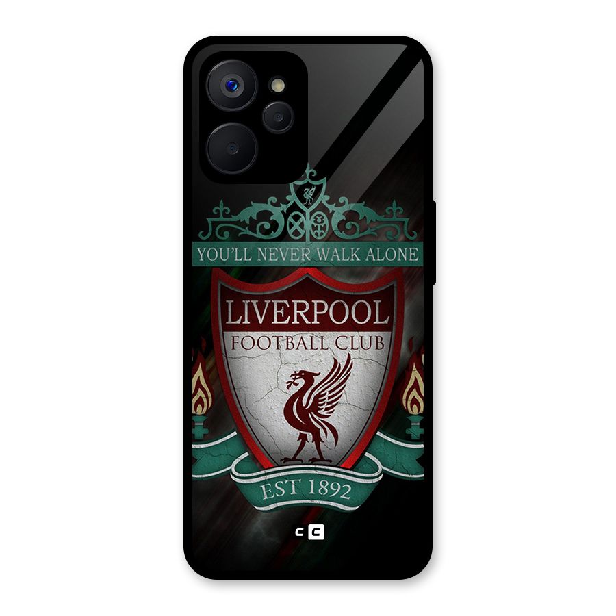LiverPool FootBall Club Glass Back Case for Realme 9i 5G