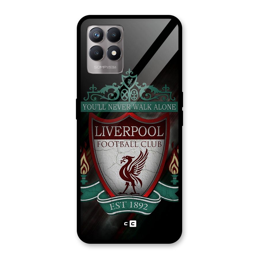 LiverPool FootBall Club Glass Back Case for Realme Narzo 50