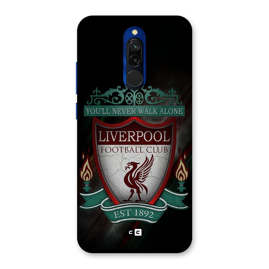 LiverPool FootBall Club Glass Back Case for Redmi 8