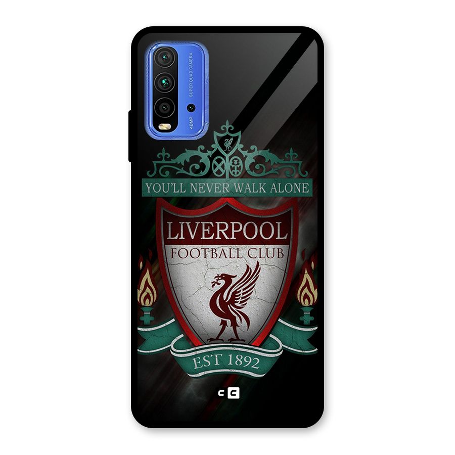 LiverPool FootBall Club Glass Back Case for Redmi 9 Power