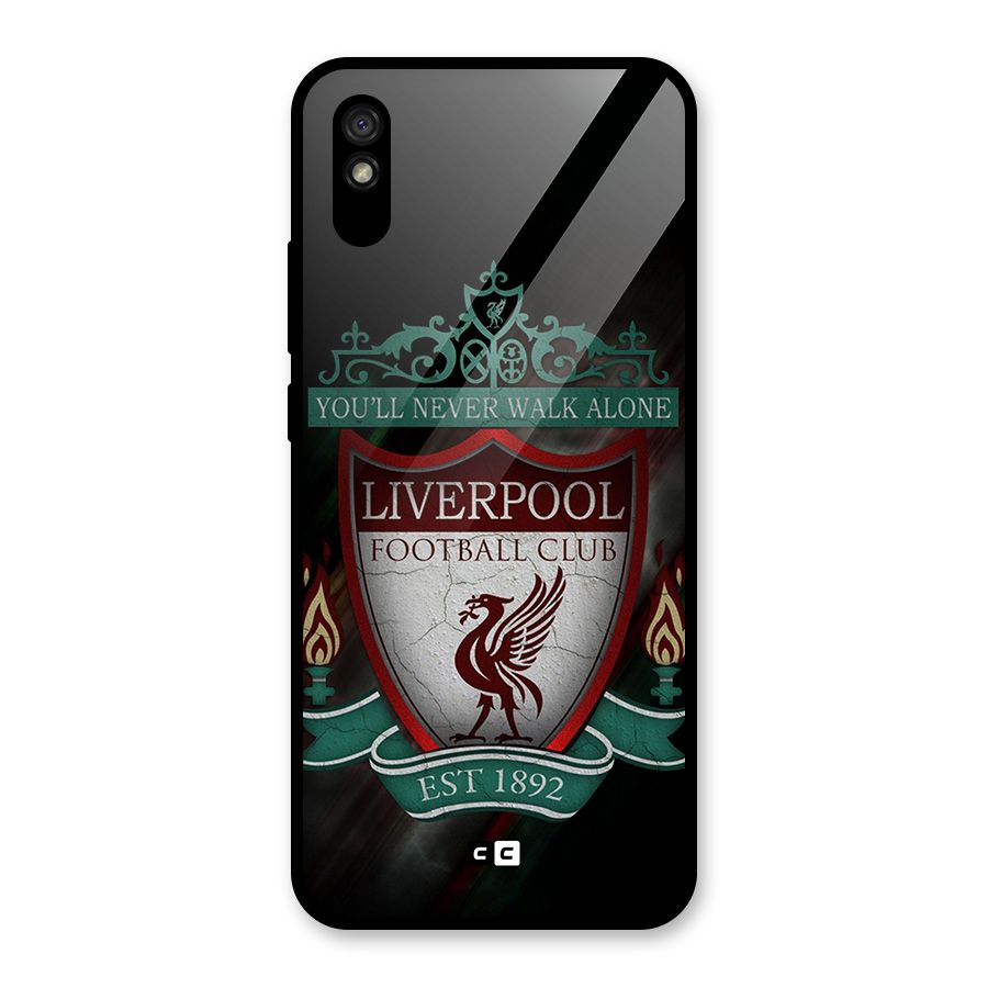 LiverPool FootBall Club Glass Back Case for Redmi 9i