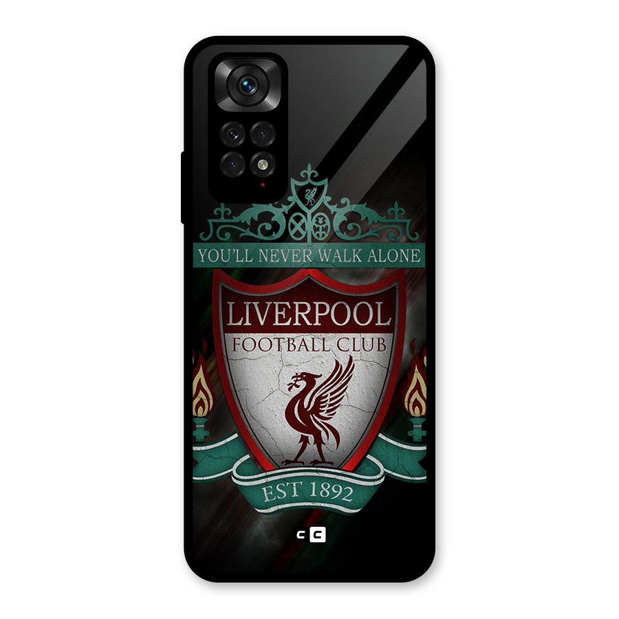 LiverPool FootBall Club Glass Back Case for Redmi Note 11
