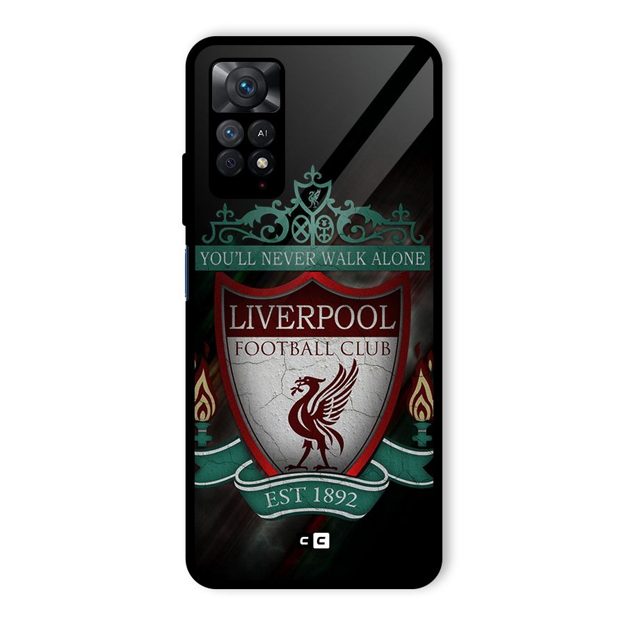 LiverPool FootBall Club Glass Back Case for Redmi Note 11 Pro
