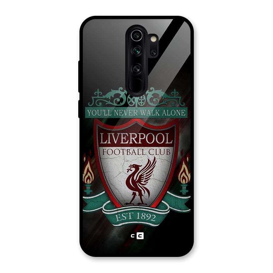 LiverPool FootBall Club Glass Back Case for Redmi Note 8 Pro