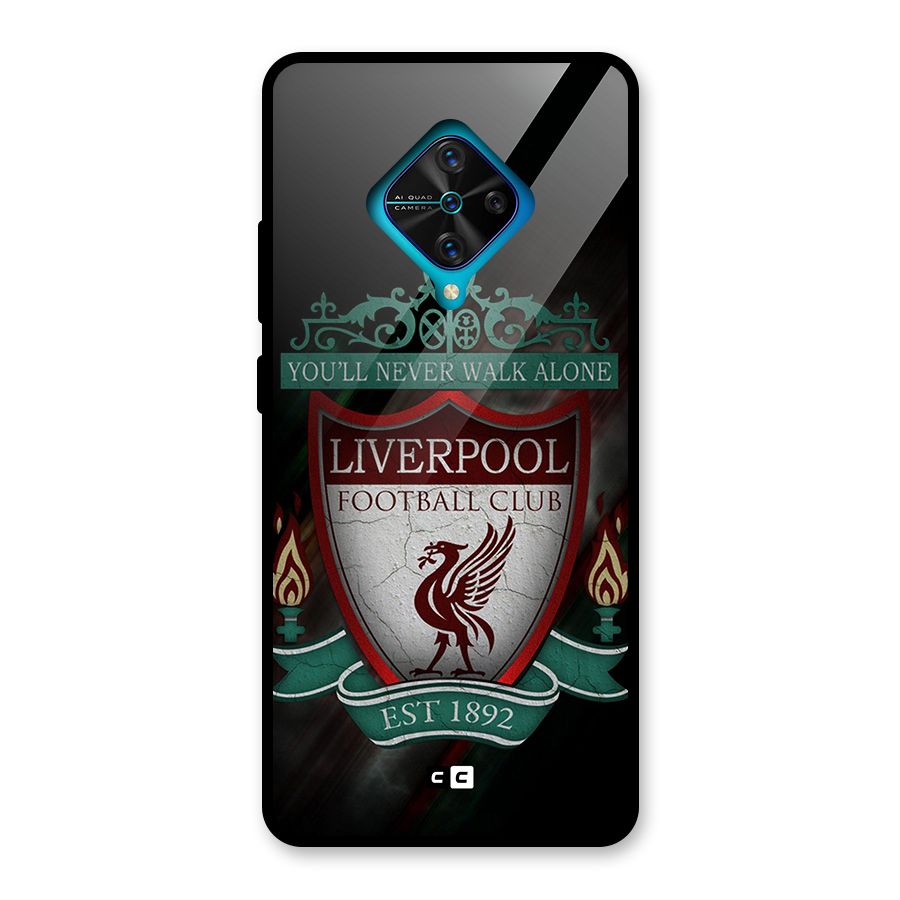 LiverPool FootBall Club Glass Back Case for Vivo S1 Pro