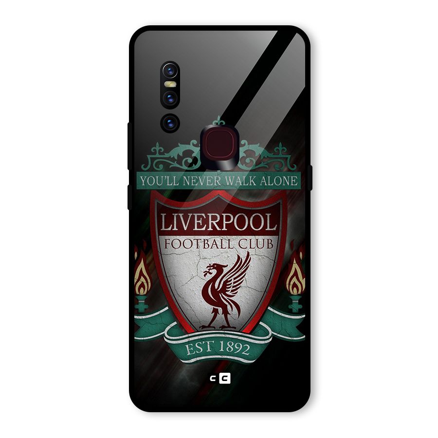LiverPool FootBall Club Glass Back Case for Vivo V15