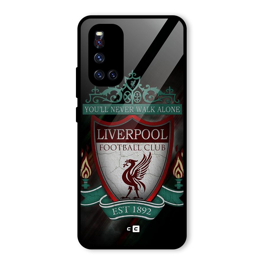 LiverPool FootBall Club Glass Back Case for Vivo V19
