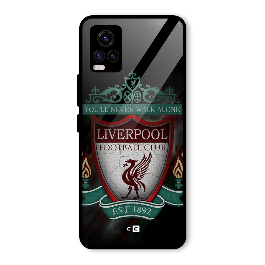 LiverPool FootBall Club Glass Back Case for Vivo V20