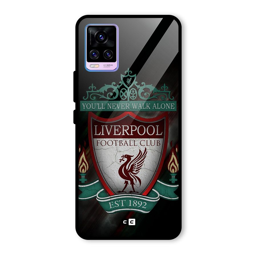LiverPool FootBall Club Glass Back Case for Vivo V20 Pro