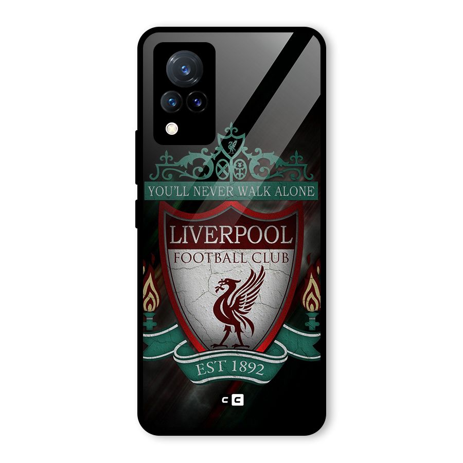 LiverPool FootBall Club Glass Back Case for Vivo V21 5G