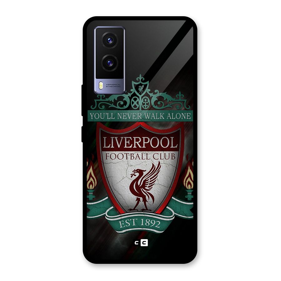 LiverPool FootBall Club Glass Back Case for Vivo V21e 5G
