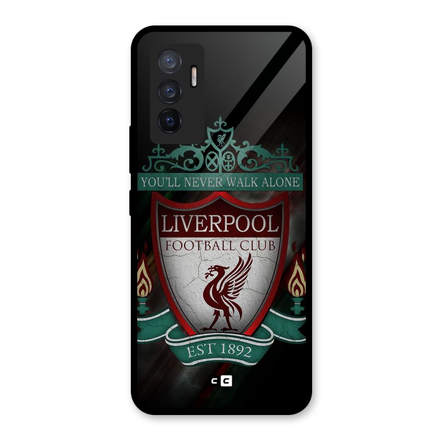 LiverPool FootBall Club Glass Back Case for Vivo V23e