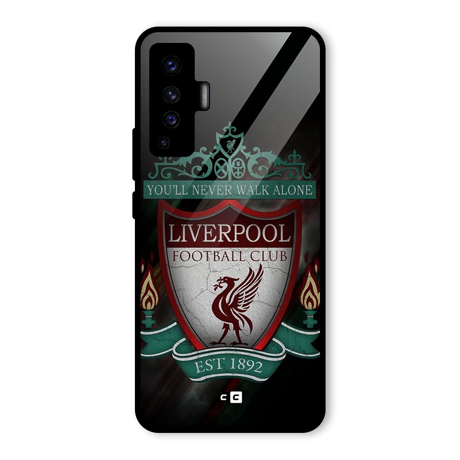 LiverPool FootBall Club Glass Back Case for Vivo X50