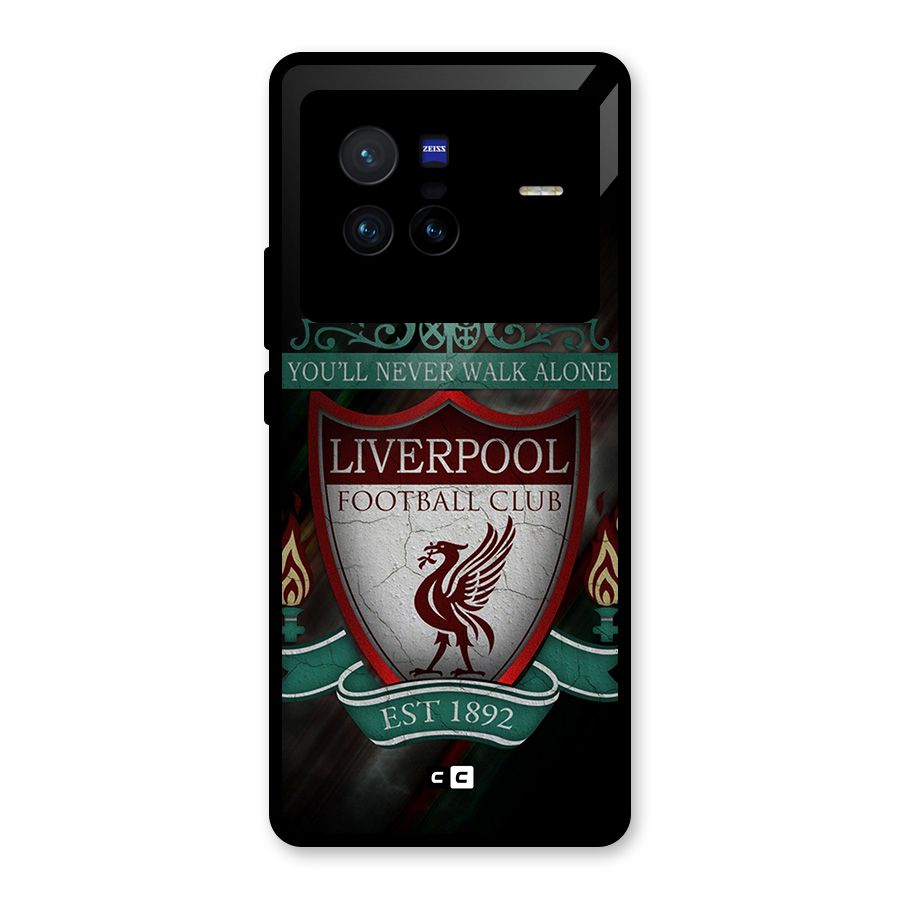 LiverPool FootBall Club Glass Back Case for Vivo X80
