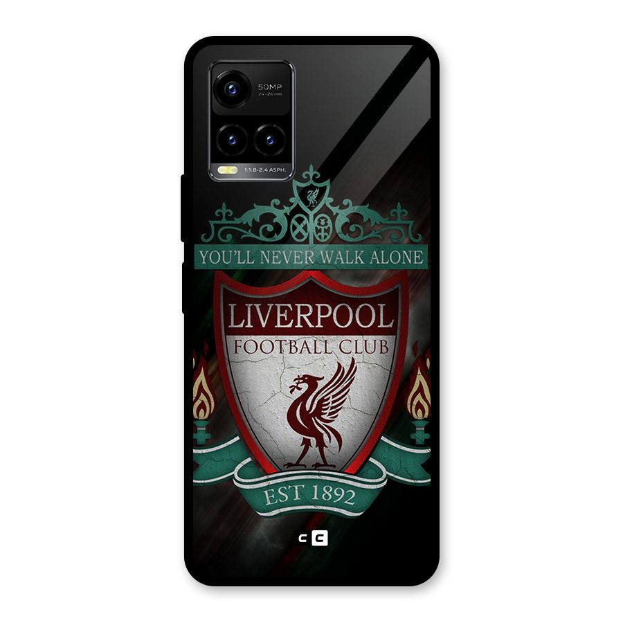 LiverPool FootBall Club Glass Back Case for Vivo Y21T
