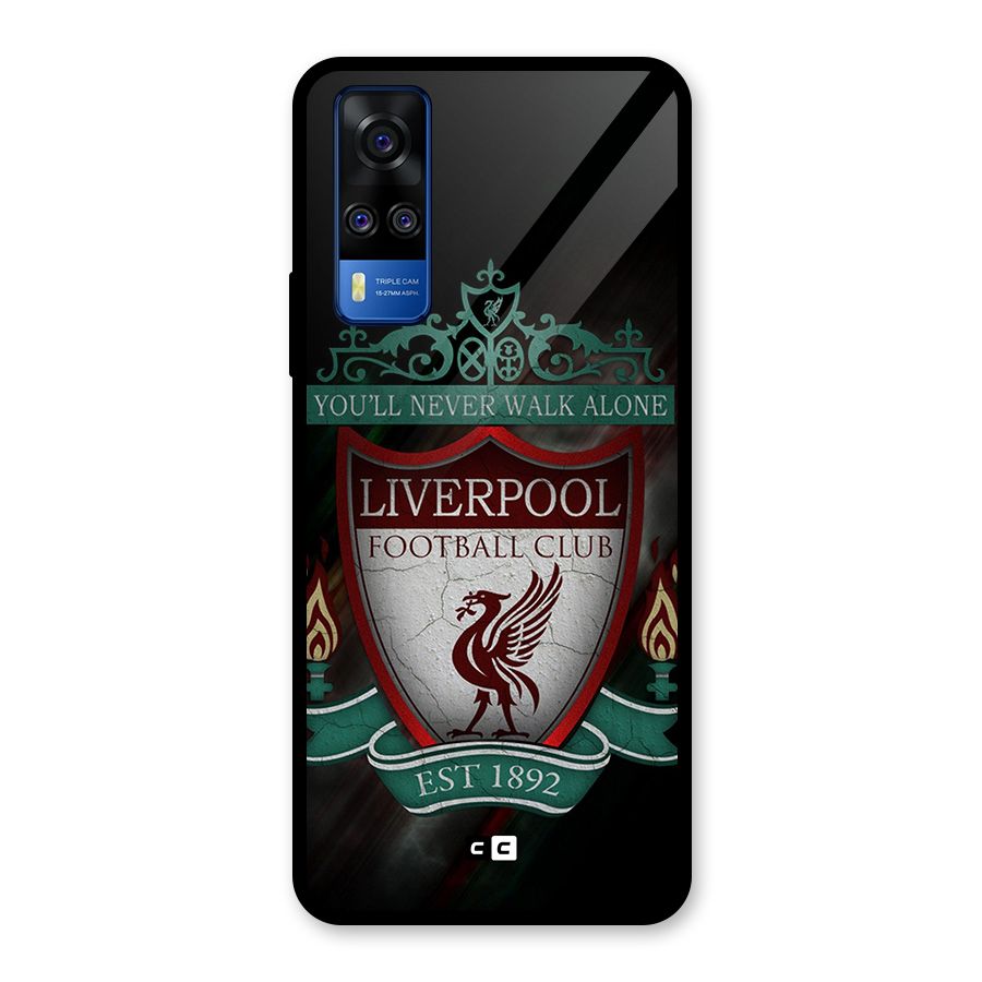 LiverPool FootBall Club Glass Back Case for Vivo Y31