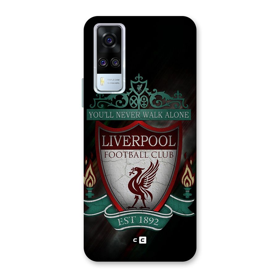 LiverPool FootBall Club Glass Back Case for Vivo Y51