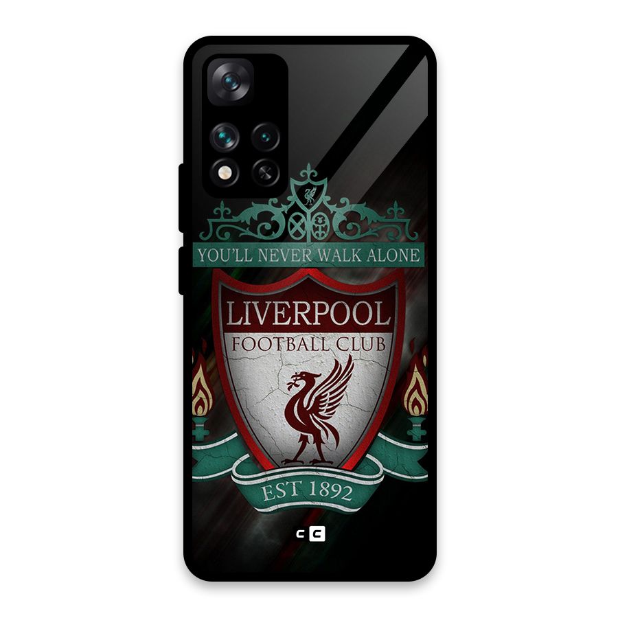LiverPool FootBall Club Glass Back Case for Xiaomi 11i HyperCharge 5G
