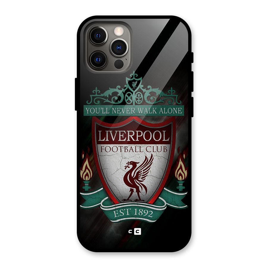 LiverPool FootBall Club Glass Back Case for iPhone 12 Pro