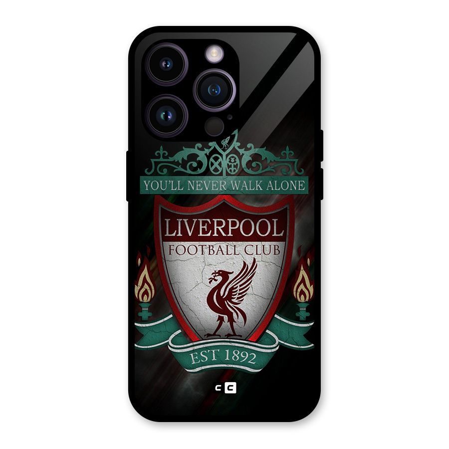 LiverPool FootBall Club Glass Back Case for iPhone 14 Pro