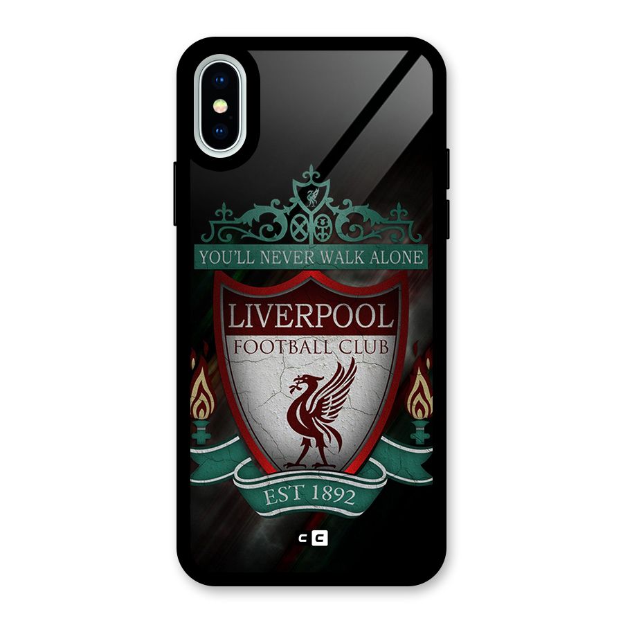 LiverPool FootBall Club Glass Back Case for iPhone XS