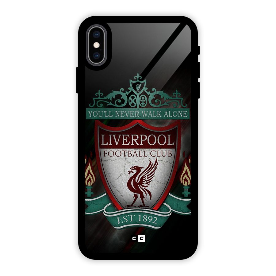 LiverPool FootBall Club Glass Back Case for iPhone XS Max
