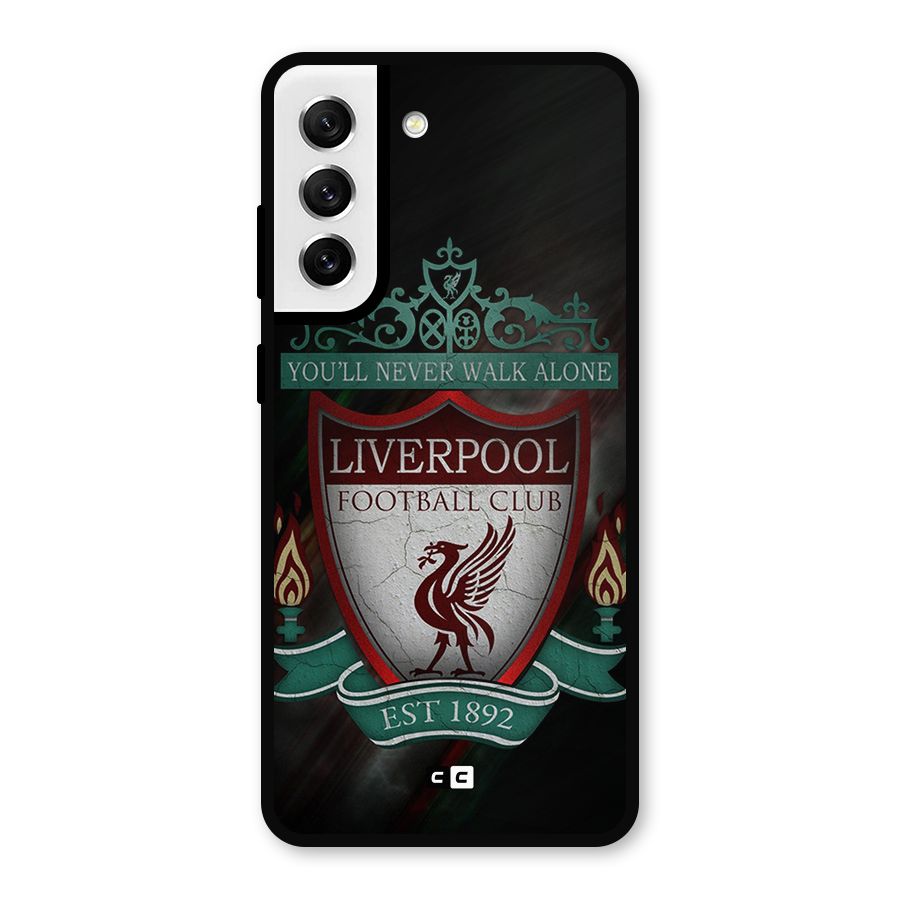 LiverPool FootBall Club Metal Back Case for Galaxy S21 FE 5G