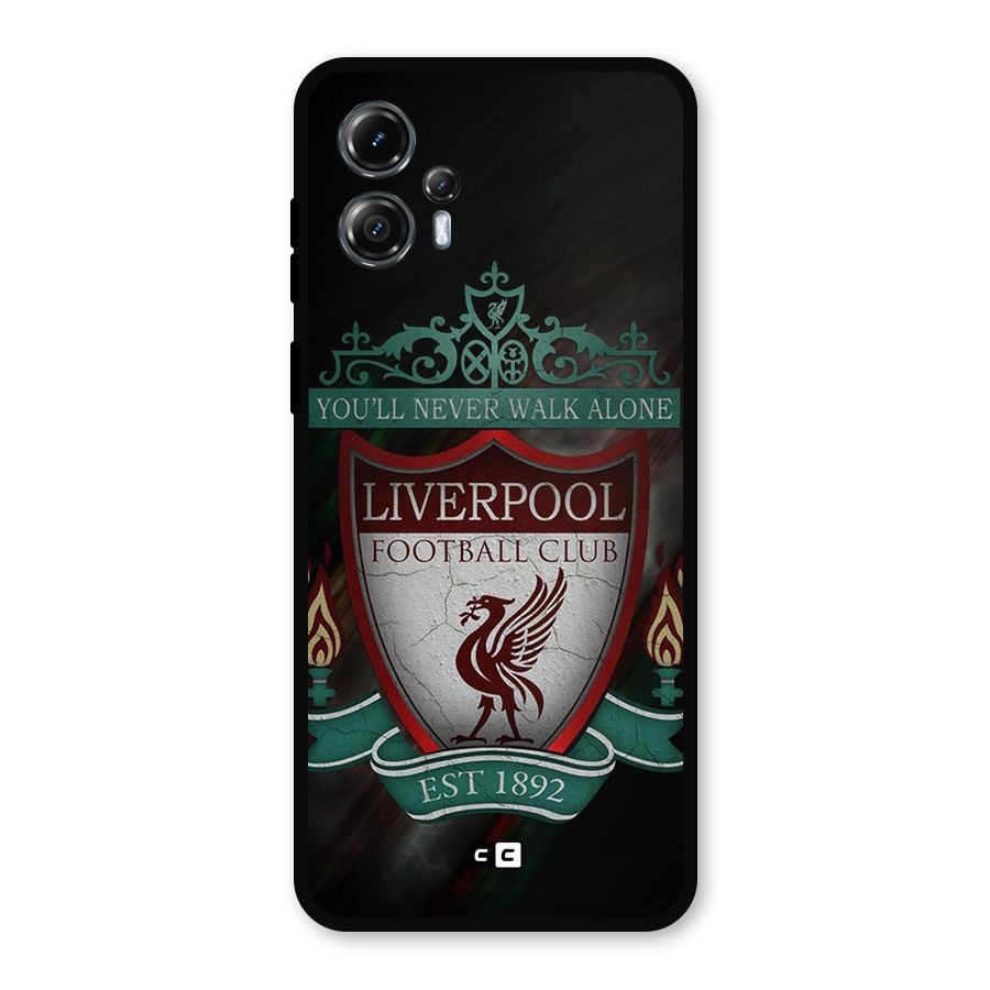 LiverPool FootBall Club Metal Back Case for Moto G13