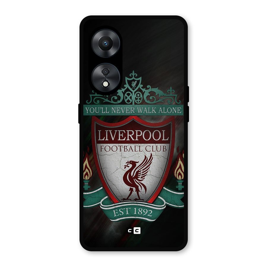 LiverPool FootBall Club Metal Back Case for Oppo A78