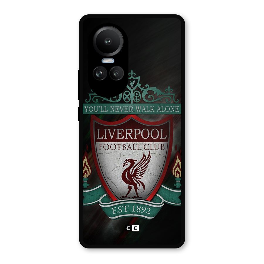 LiverPool FootBall Club Metal Back Case for Oppo Reno10