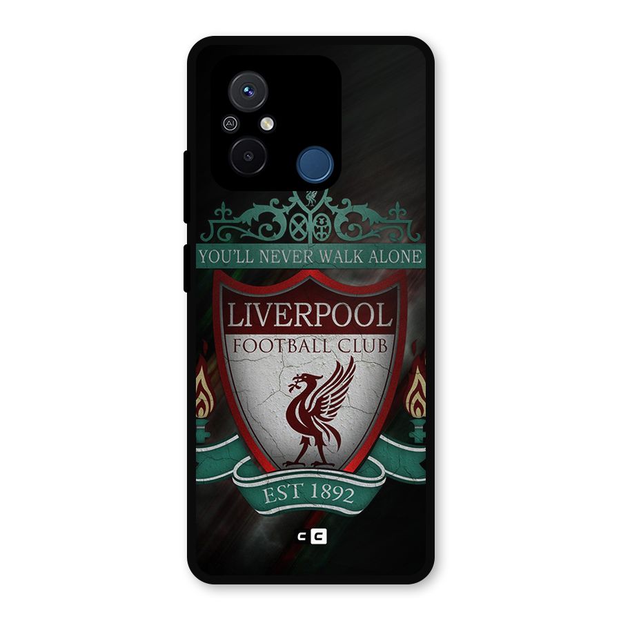 LiverPool FootBall Club Metal Back Case for Poco C55