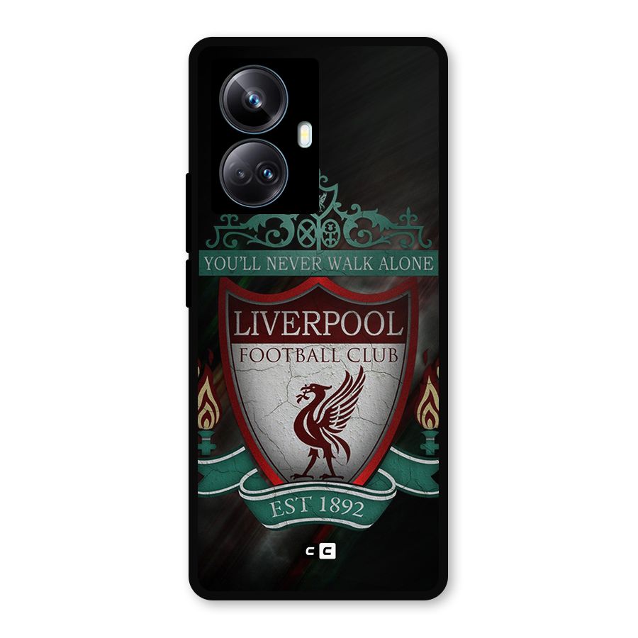 LiverPool FootBall Club Metal Back Case for Realme 10 Pro Plus