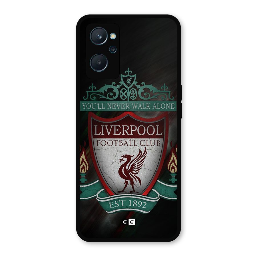 LiverPool FootBall Club Metal Back Case for Realme 9i