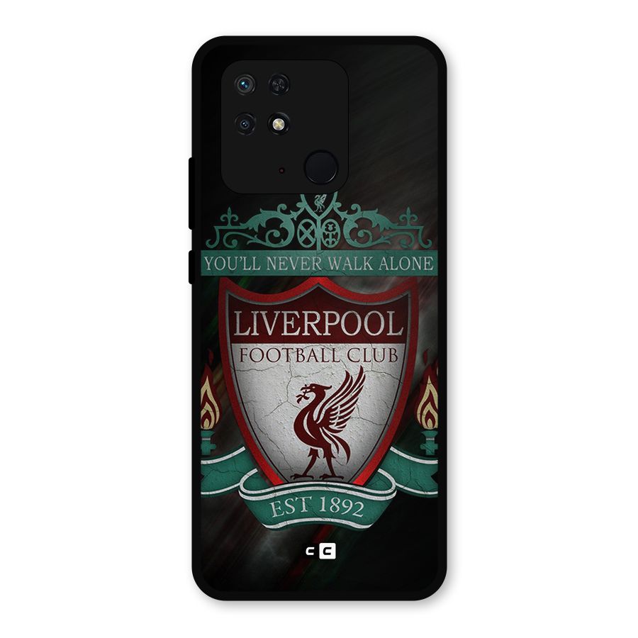 LiverPool FootBall Club Metal Back Case for Redmi 10