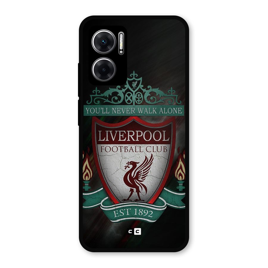 LiverPool FootBall Club Metal Back Case for Redmi 11 Prime 5G