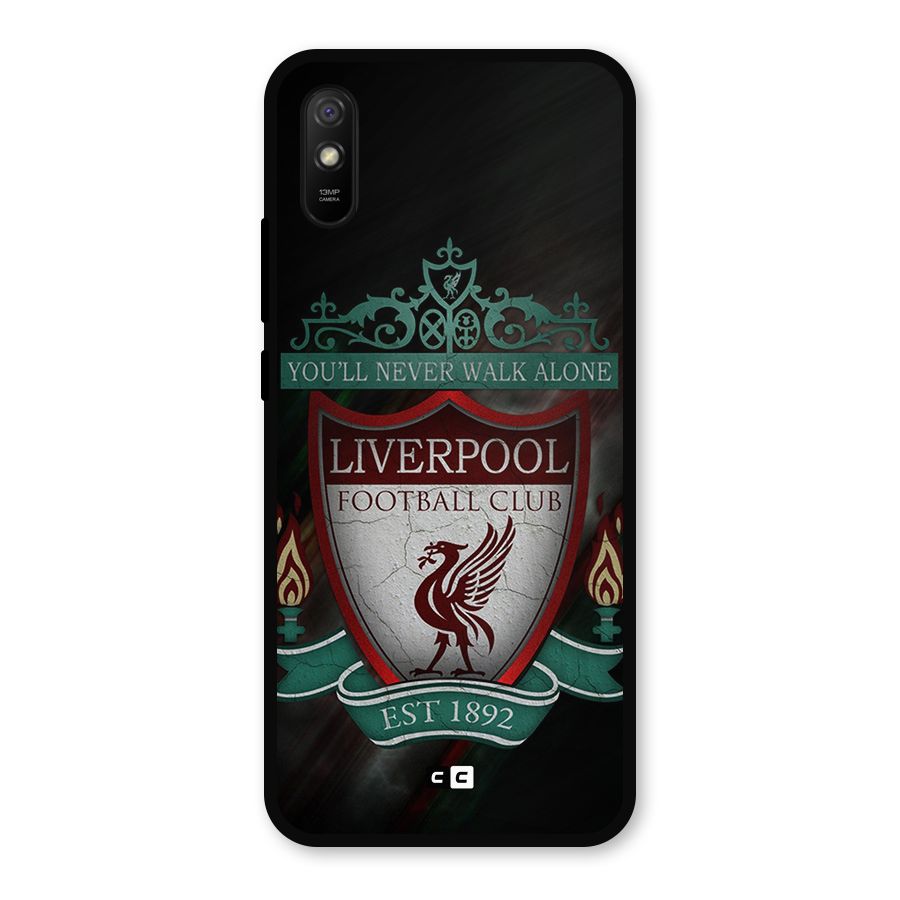 LiverPool FootBall Club Metal Back Case for Redmi 9a