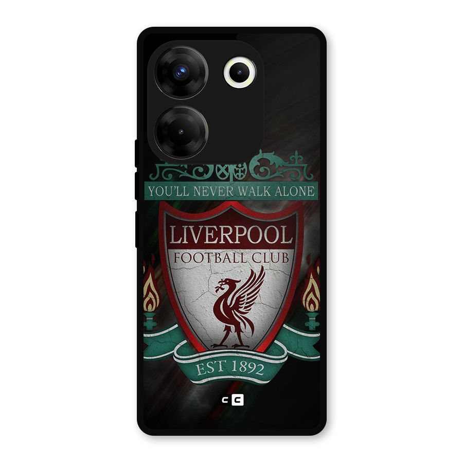 LiverPool FootBall Club Metal Back Case for Tecno Camon 20 Pro