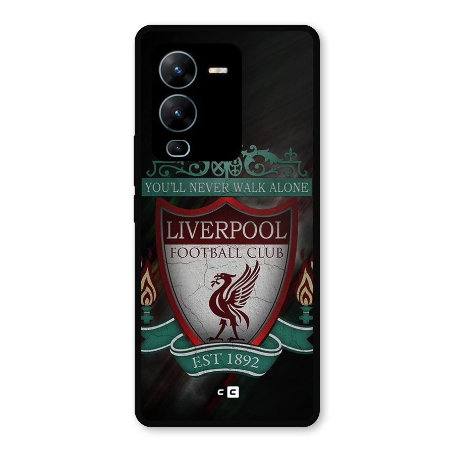 LiverPool FootBall Club Metal Back Case for Vivo V25 Pro