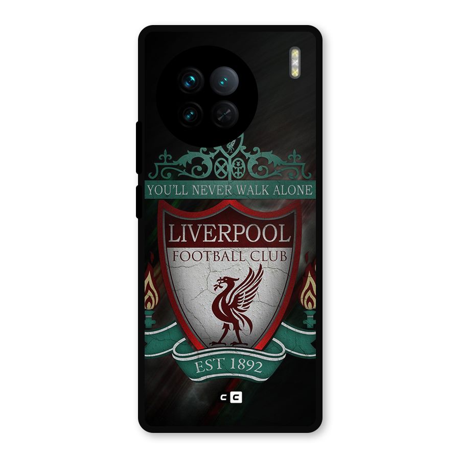 LiverPool FootBall Club Metal Back Case for Vivo X90