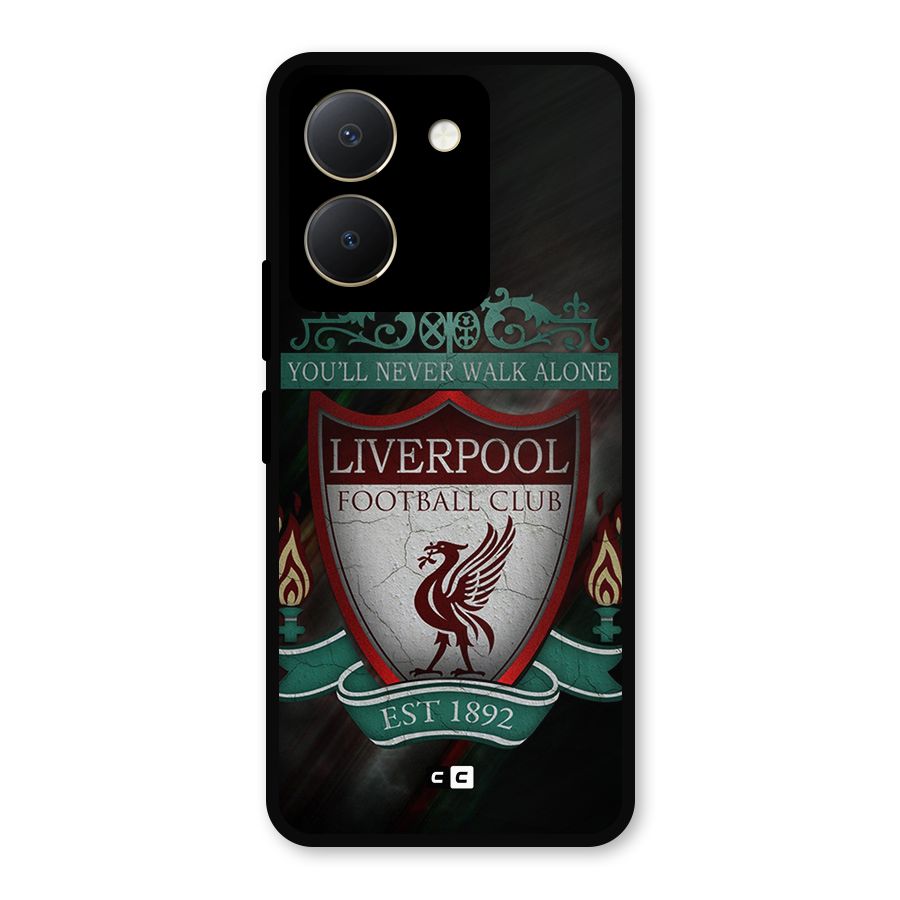 LiverPool FootBall Club Metal Back Case for Vivo Y36