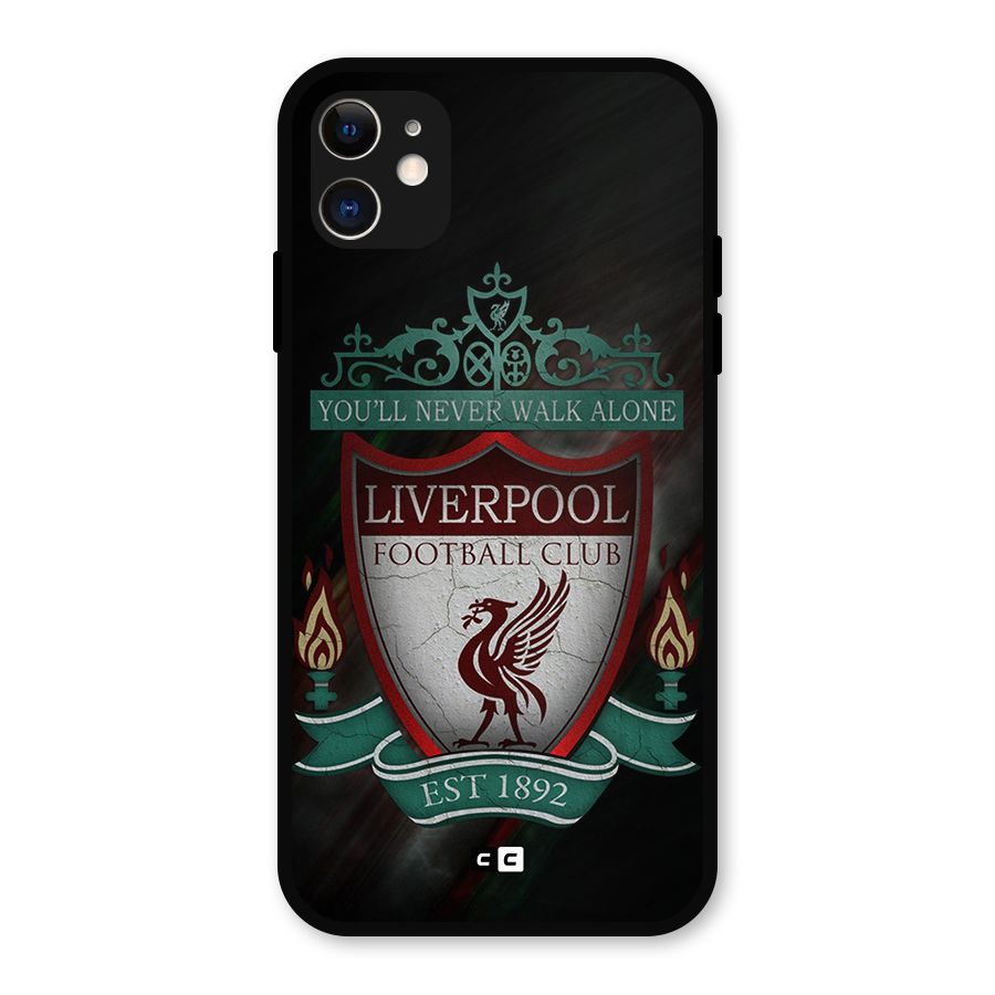LiverPool FootBall Club Metal Back Case for iPhone 11