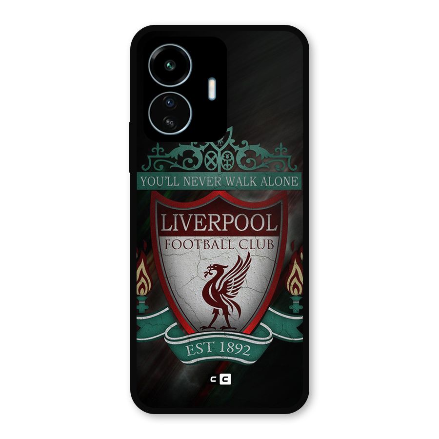 LiverPool FootBall Club Metal Back Case for vivo iQOO Z6 Lite 5G