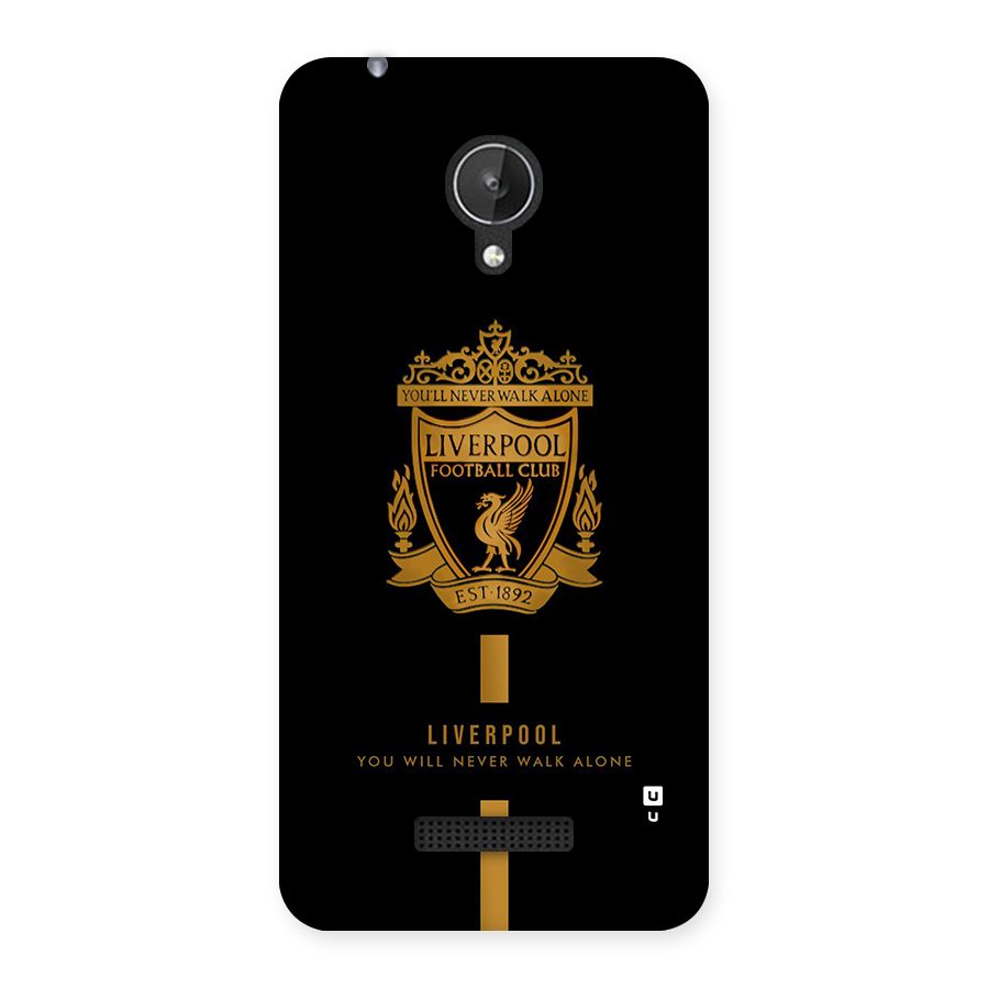 LiverPool Never Walk Alone Back Case for Canvas Spark Q380
