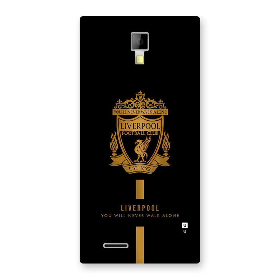LiverPool Never Walk Alone Back Case for Canvas Xpress A99