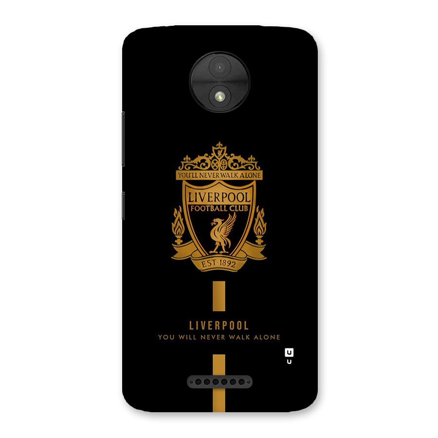 LiverPool Never Walk Alone Back Case for Moto C